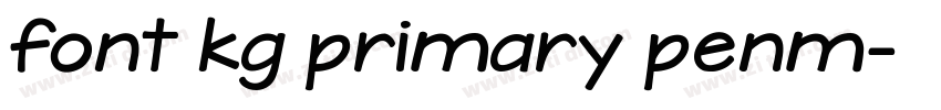 font kg primary penm字体转换